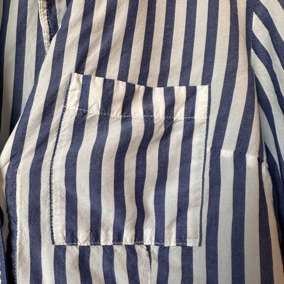 Pilcro & The Letterpress Womens Striped Button-Up Long Sleeve Size 6 Small - Picture 9 of 9